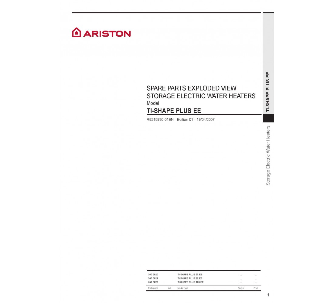 ARISTON TI-SHAPE PLUS EE